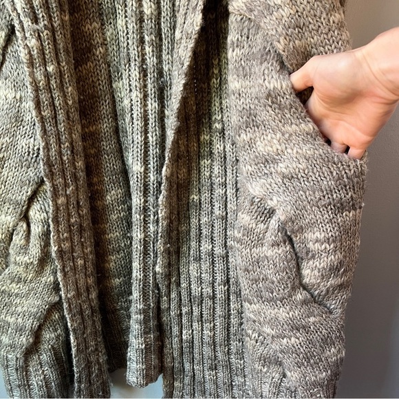 Eileen Fisher Chunky Cable Knit Duster Cardigan - Picture 7 of 11